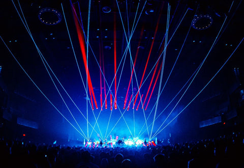 Laser light show at Gojira concert