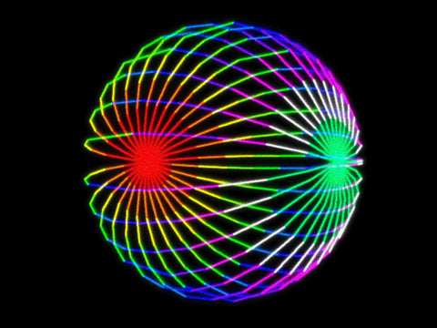laser graphic gradient circle