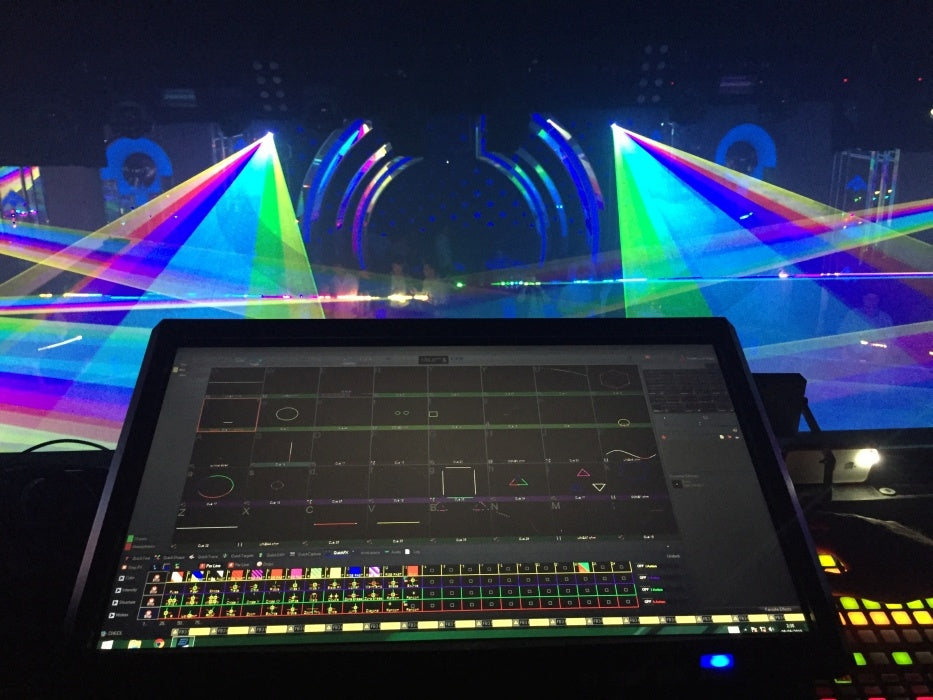 Live Laser Shows can exist as free laser shows