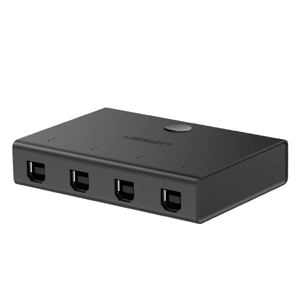 UGREEN Превключвател 4в1 USB 2.0 (черен)