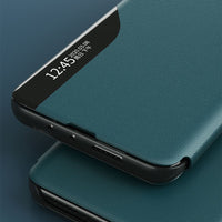 Калъф за телефон Eco Leather View Elegant за Samsung Galaxy A02s EU, зелен