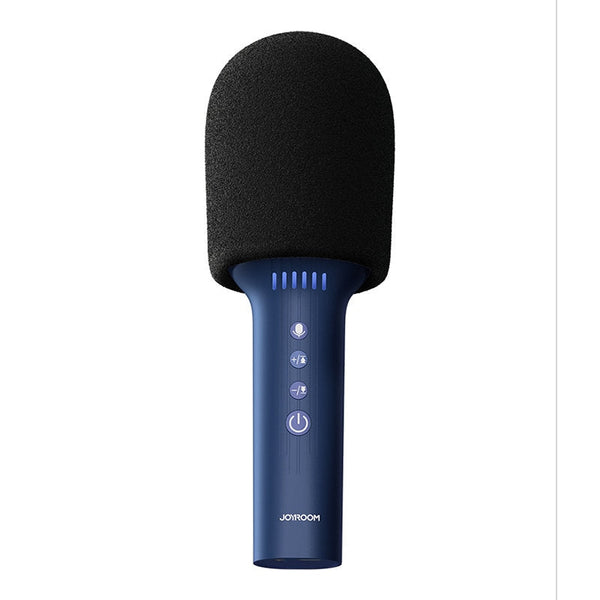 Безжичен Bluetooth 5.0 караоке микрофон Joyroom, 1200mAh, син, (JR-MC5Blue)