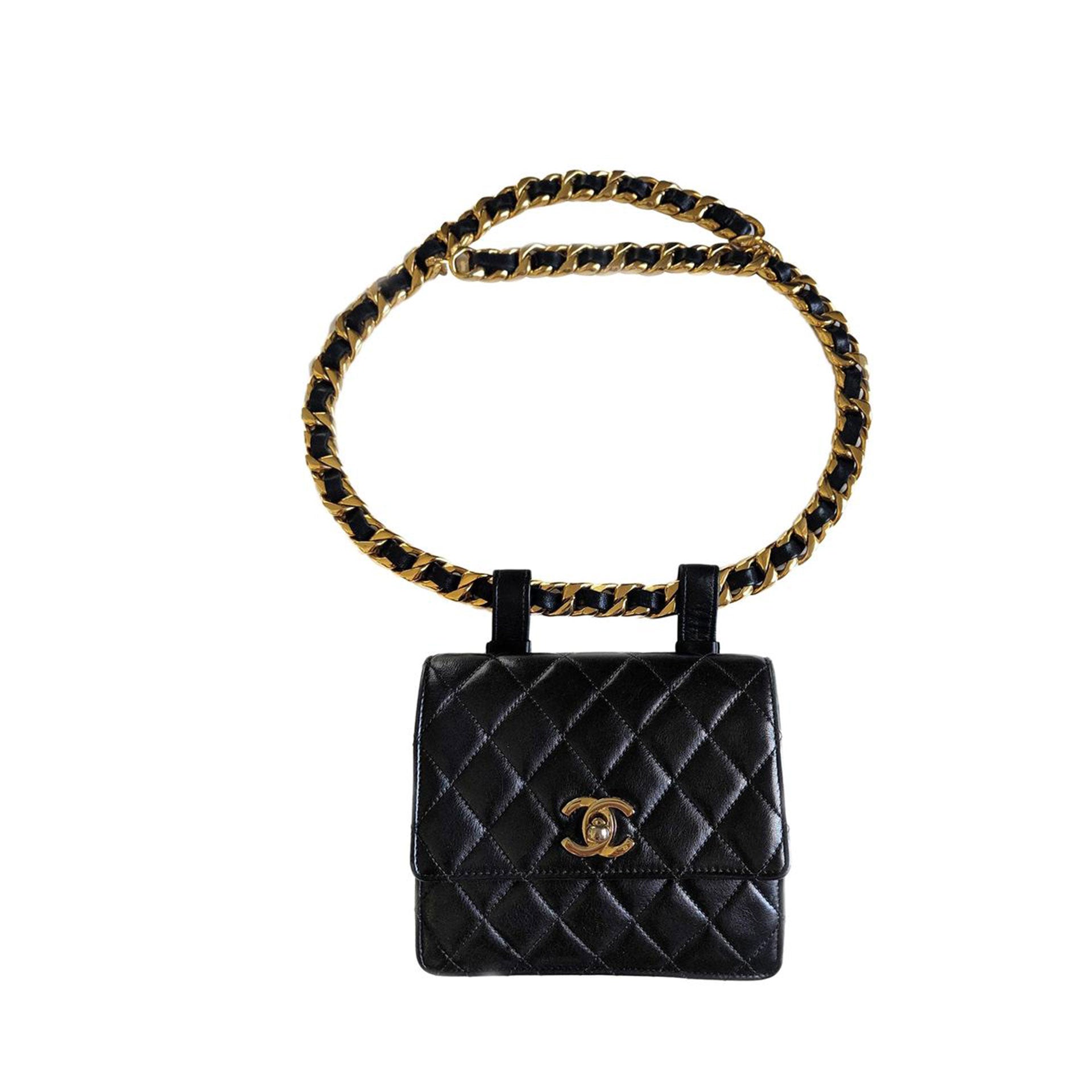 chanel chain fanny pack