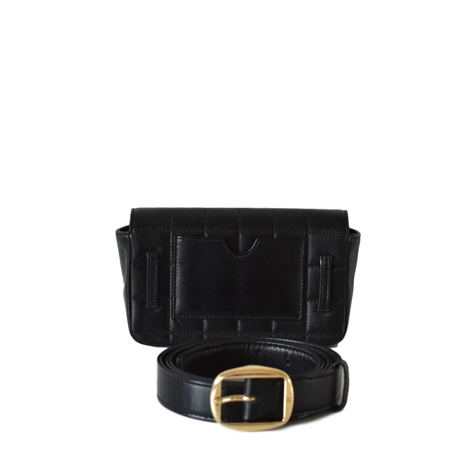 chanel quilted fanny pack