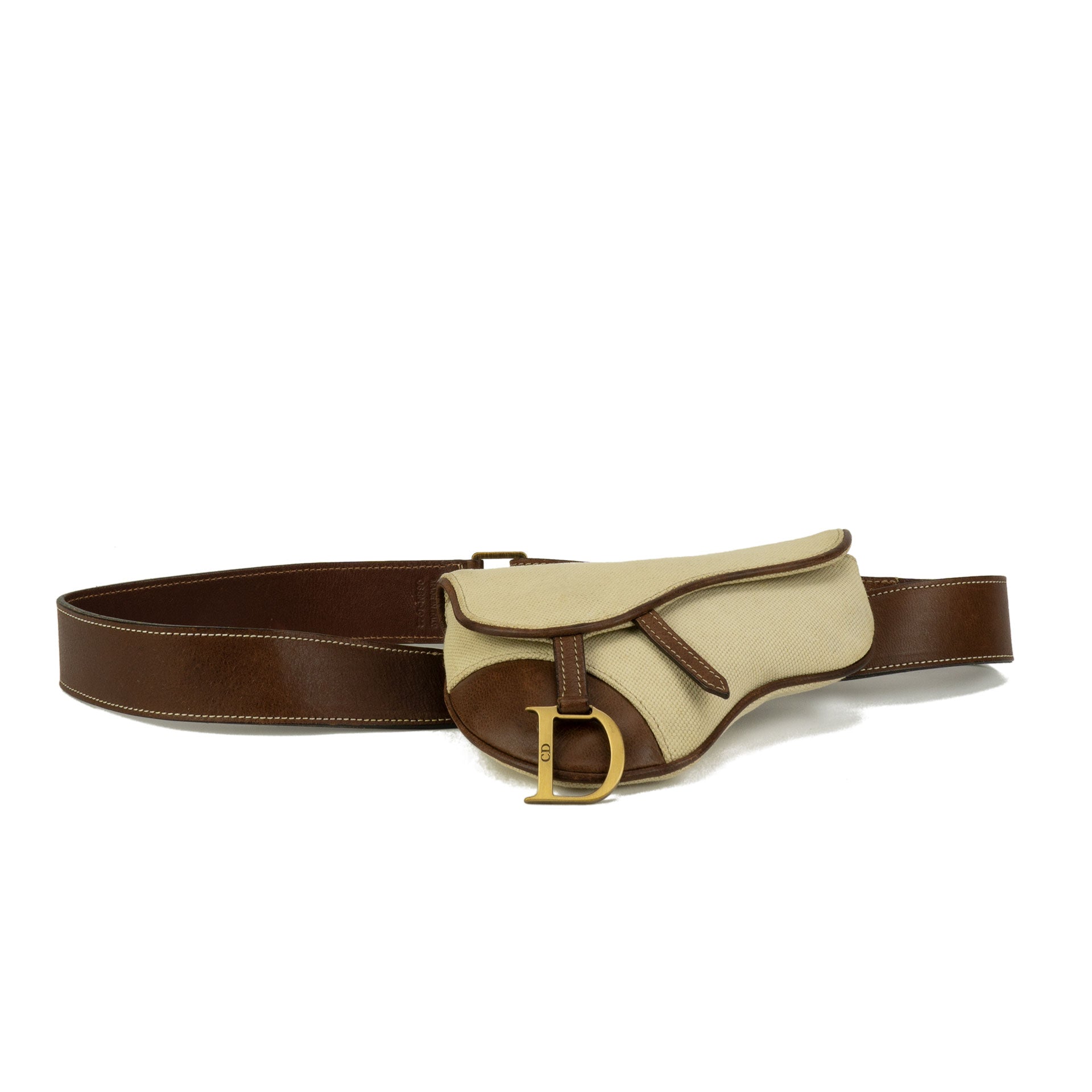 christian dior saddle waist bag