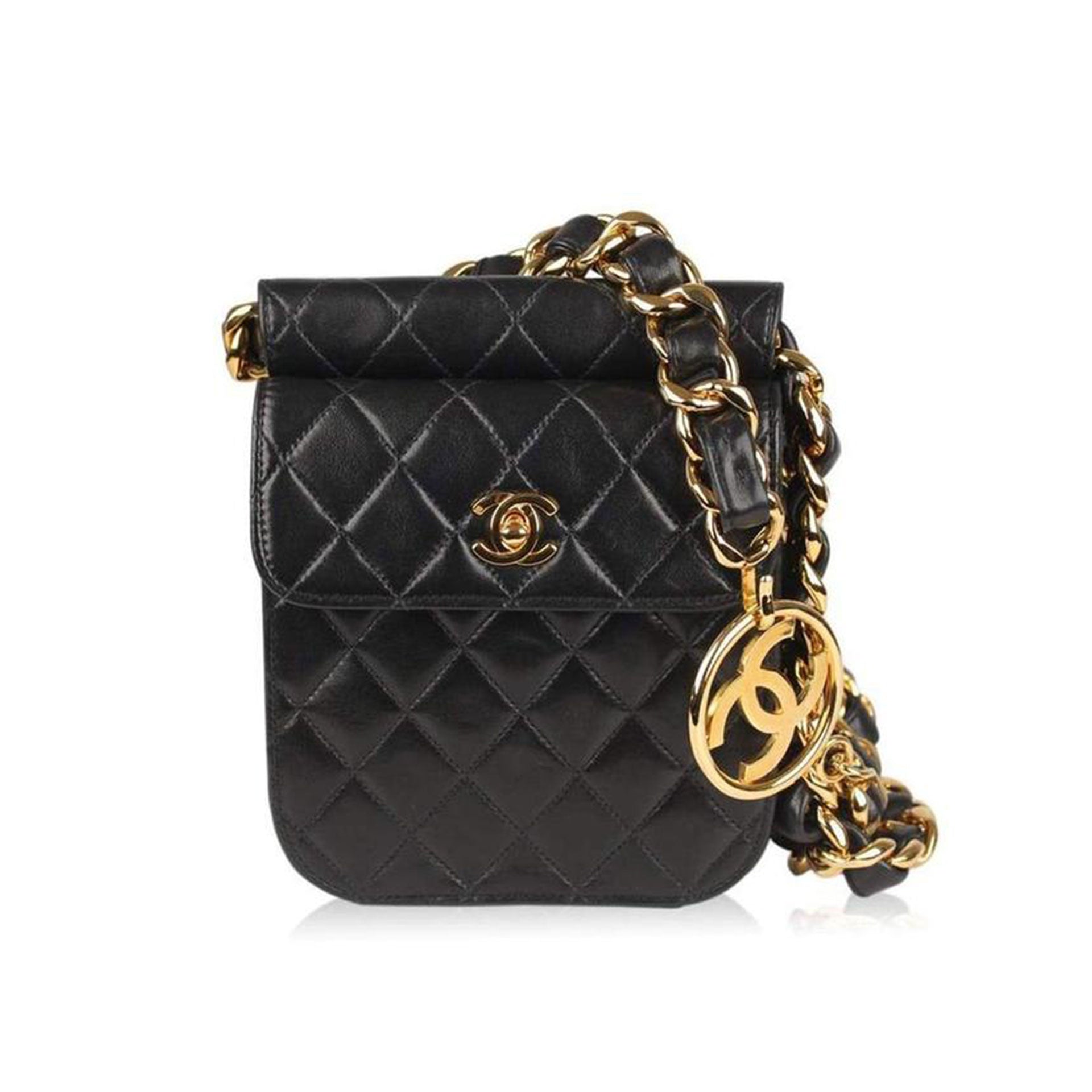 Chanel Business Affinity Waist Belt Bag in Navy Blue Caviar with Champagne  Gold Hardware  SOLD