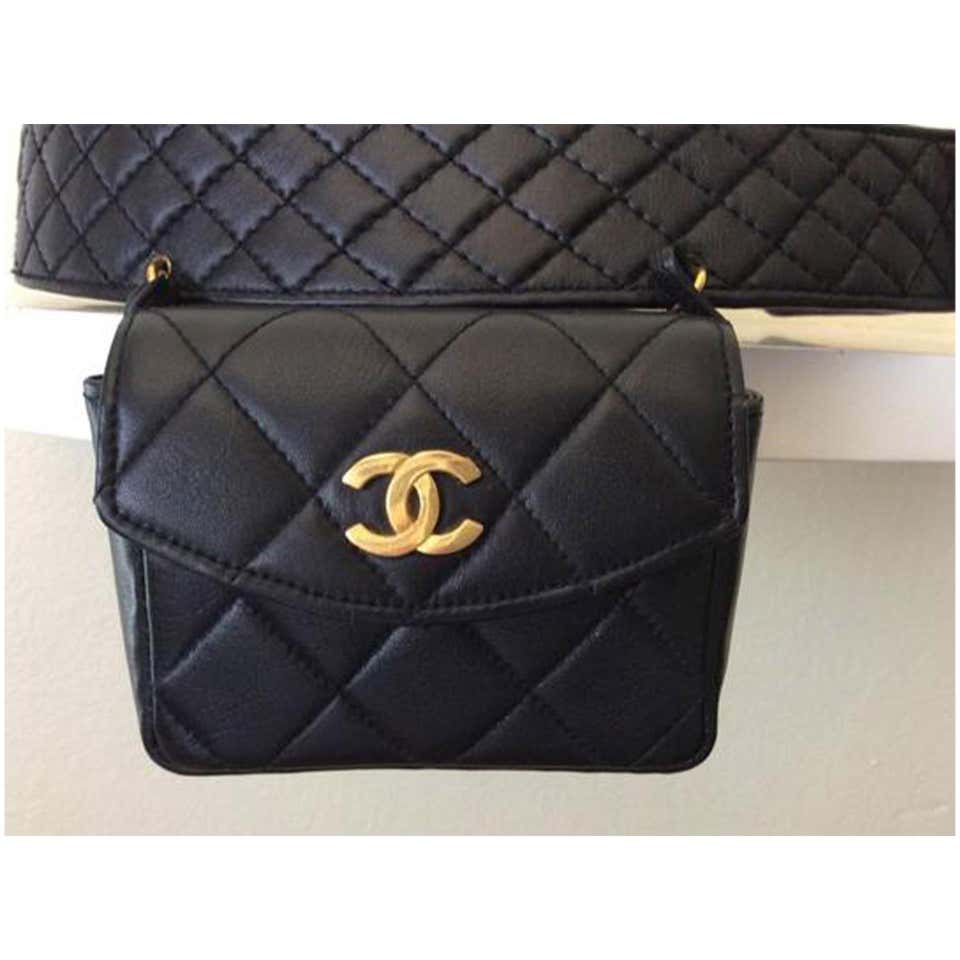 Chanel Timeless Mini Belt Bag Black with GHW  ALL0384  LuxuryPromise