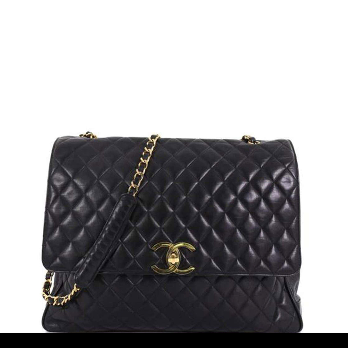 Chanel In The Classic Flap Vintage Large Business Shoulder Briefcase B ...