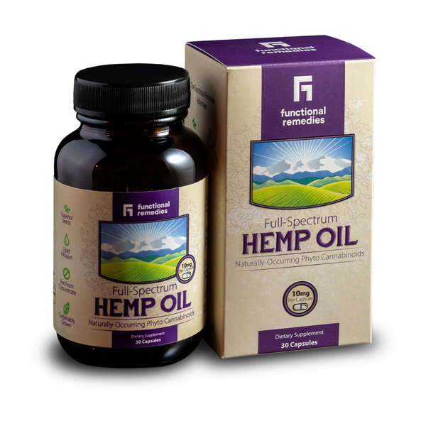  Functional Remedies Hemp Capsules 10mg 