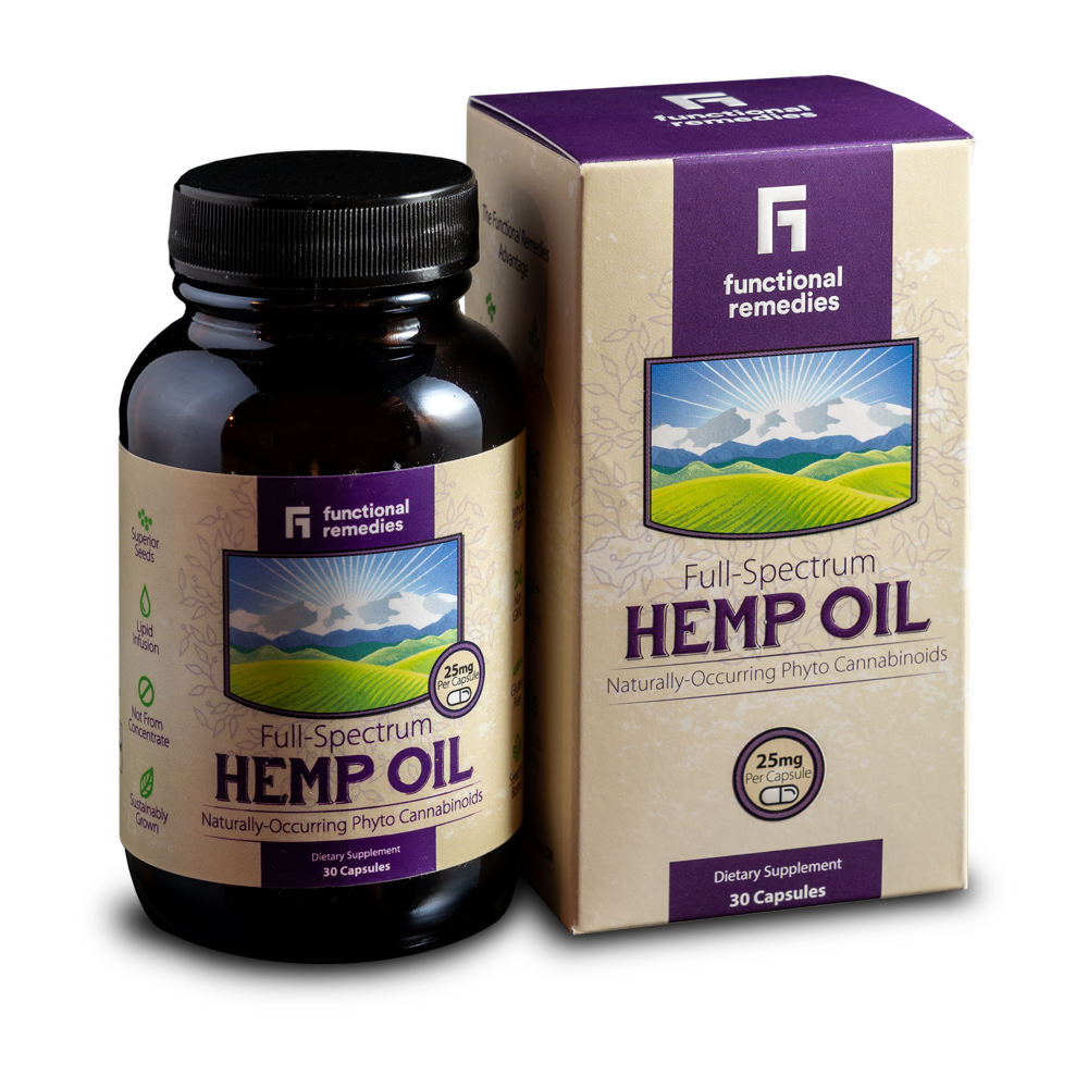 Functional Remedies Hemp Capsules 25mg