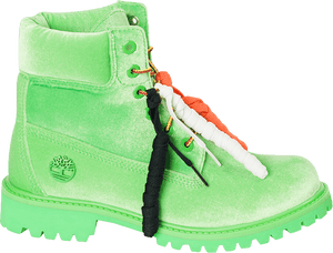 off white green timberlands