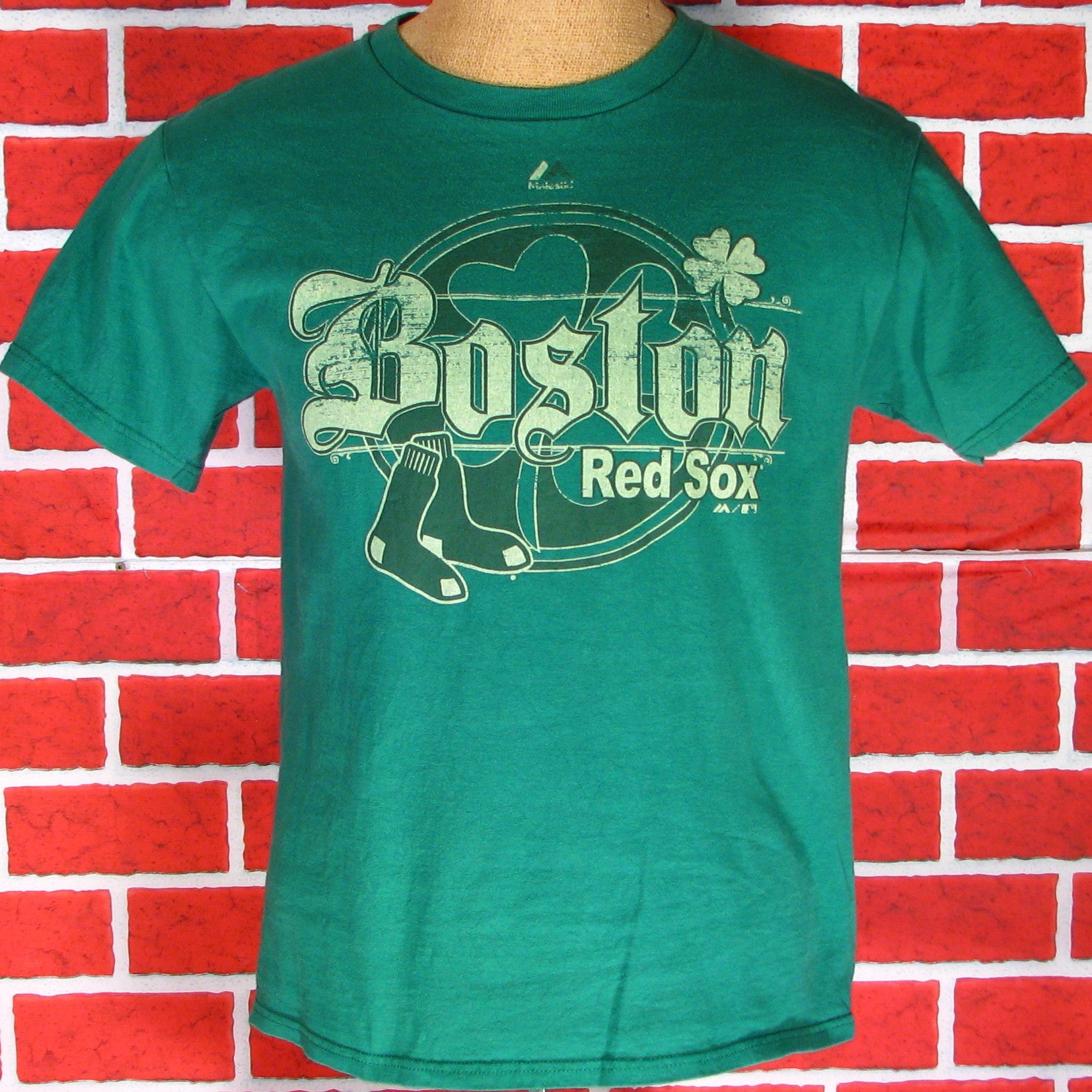 green red sox t shirt