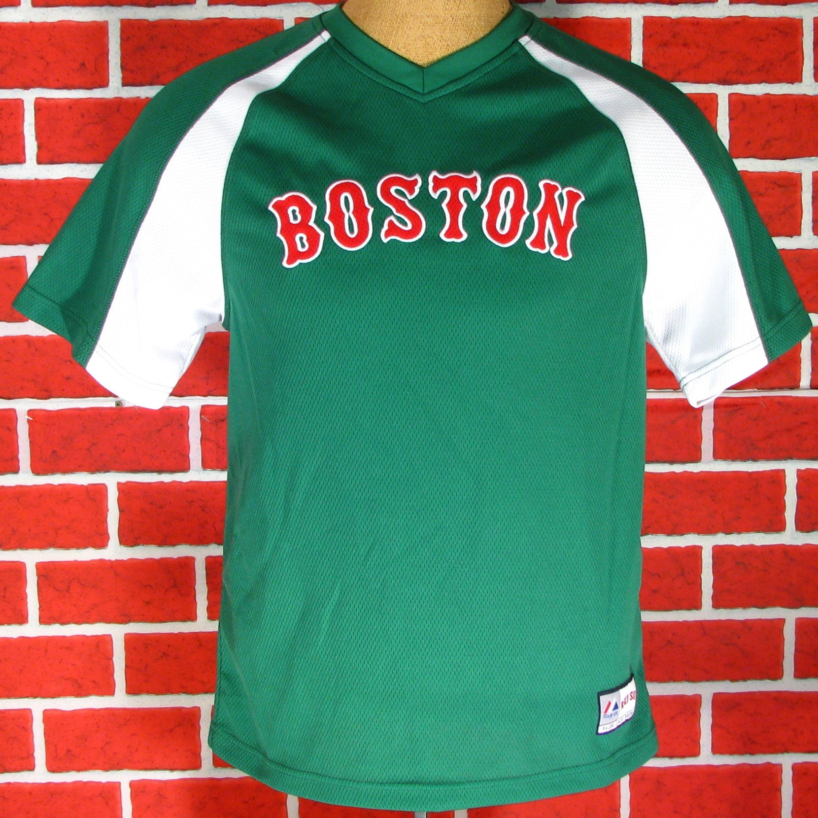 green red sox jersey