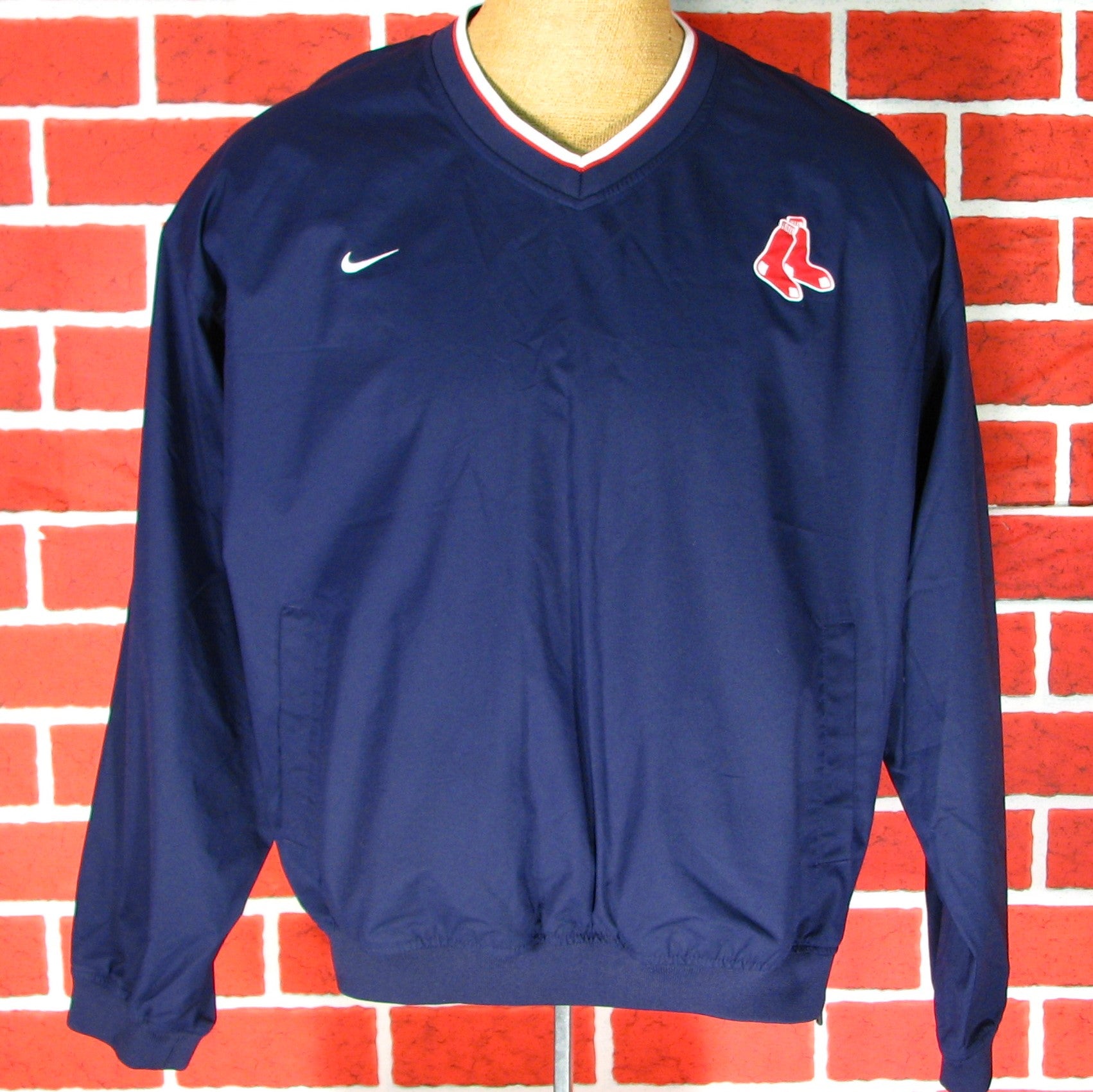 red sox pullover jersey