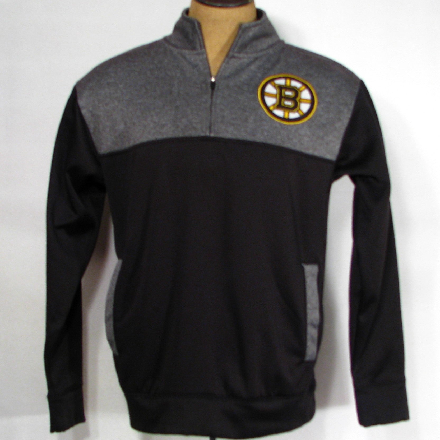 bruins zip up hoodie