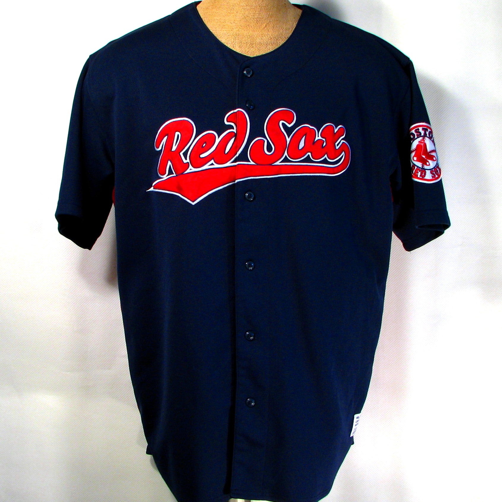 blue red sox jersey