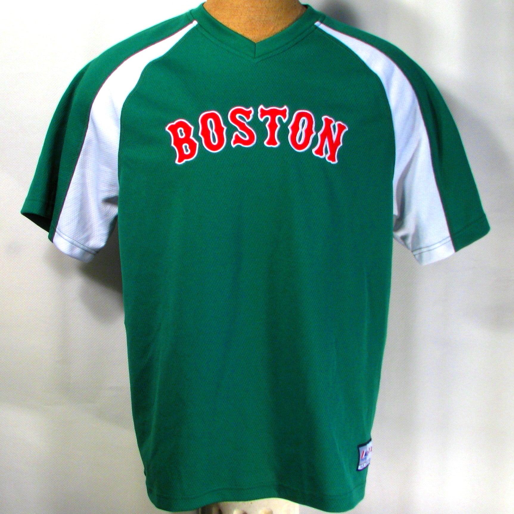 green red sox jersey