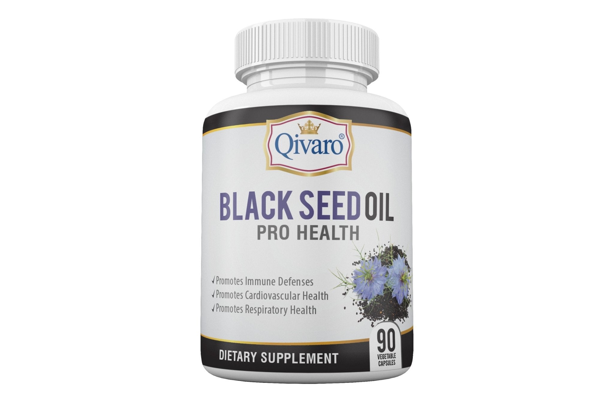 QIH01: Black Seed Oil By Qivaro (90 Liquid Vegetable Capsules) – Qivaro USA