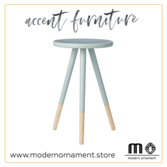 Modern Ornament's Sky Blue Accent Table