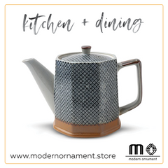 Modern Ornament's Blue Teapot