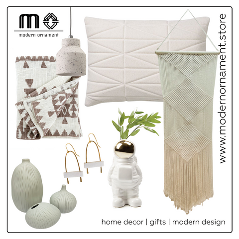 Modern Ornament's Warm White Home Decor and Gift Product Collection