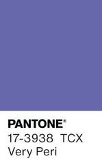 Pantone Color of the Year 2022 17-3938 Very Peri