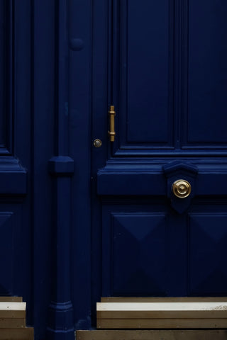 Modern Ornament's Blue Door Inspiration Photo