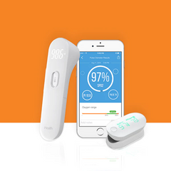 Check your COVID-19 symptoms with a TGA approved thermometer and TGA approved pulse oximeter from iHealth Labs