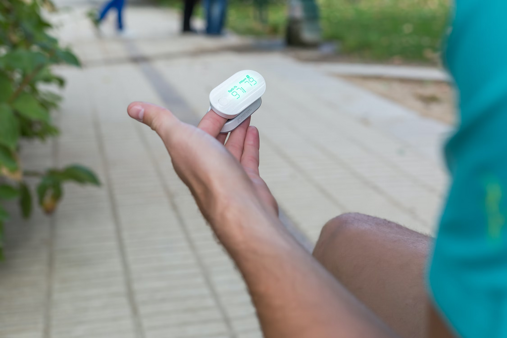 The iHealth AIR is a Wireless Fingertip Pulse Oximeter that is accurate and easy to use