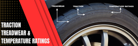 TREADWEAR, TRACTION & TEMPERATURE RATINGS