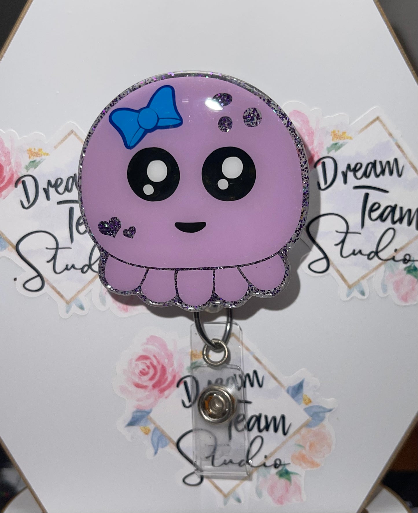 Baby Octopus Badge Reel