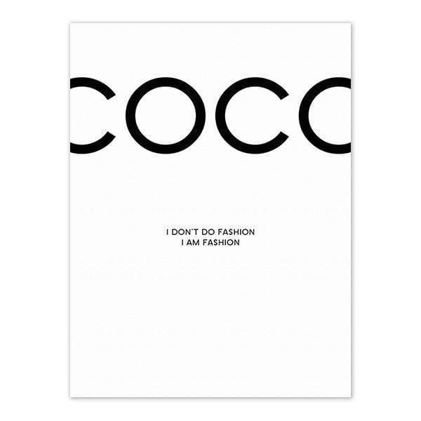 Coco Chanel Modetisch 9 Stuck Rue Des Tableaux Ruedestableaux Com
