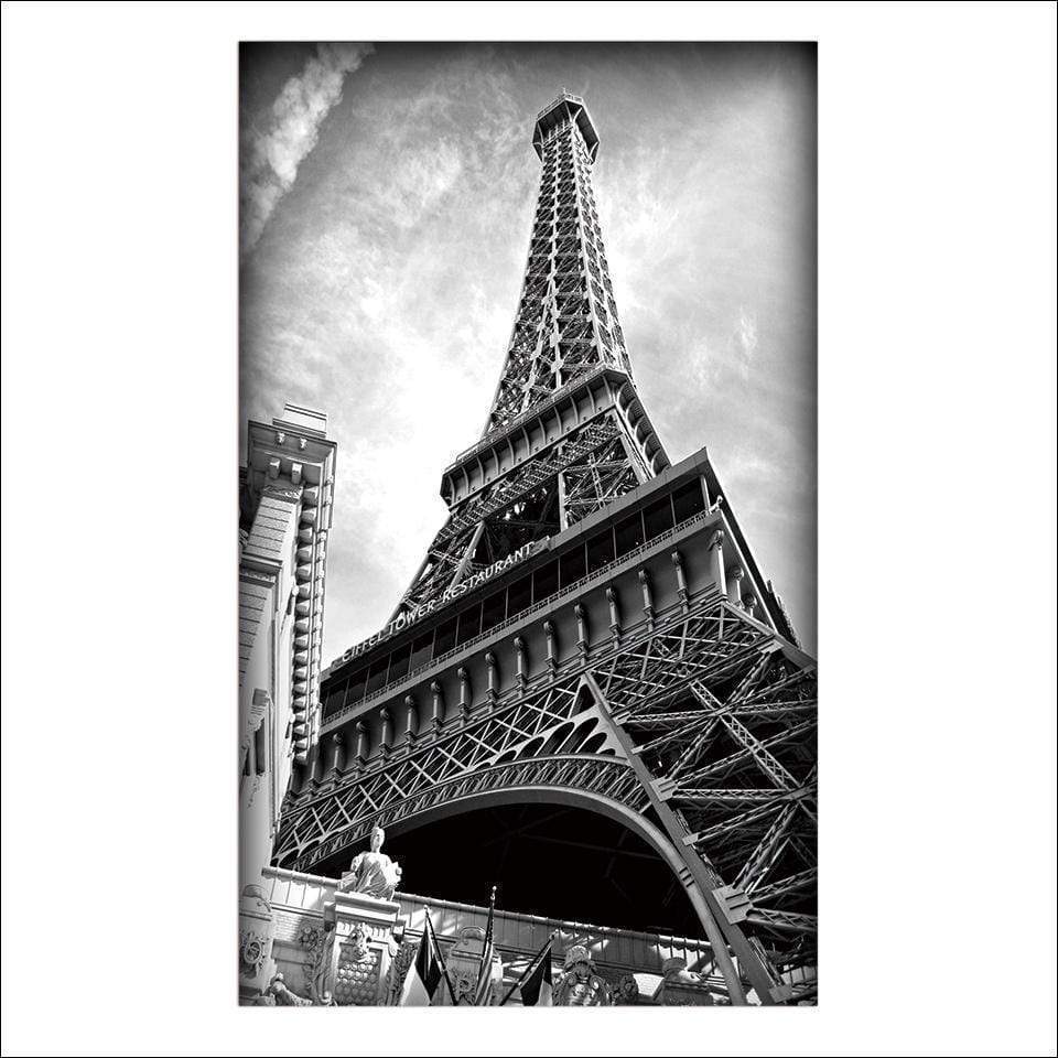 tour eiffel noir et blanc