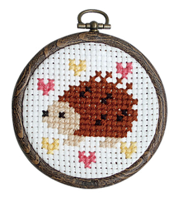 Leafy Letters cross-stitch kit