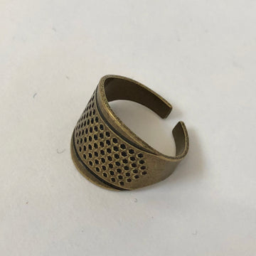 Bronze Adjustable Sashiko Palm Thimble