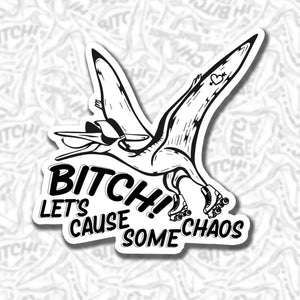 Let's Cause Some Chaos Sticker - Modern Legend, LLC.