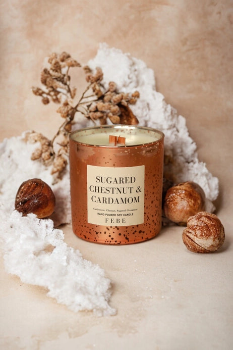 Sugared Chestnut + Cardamom Candle