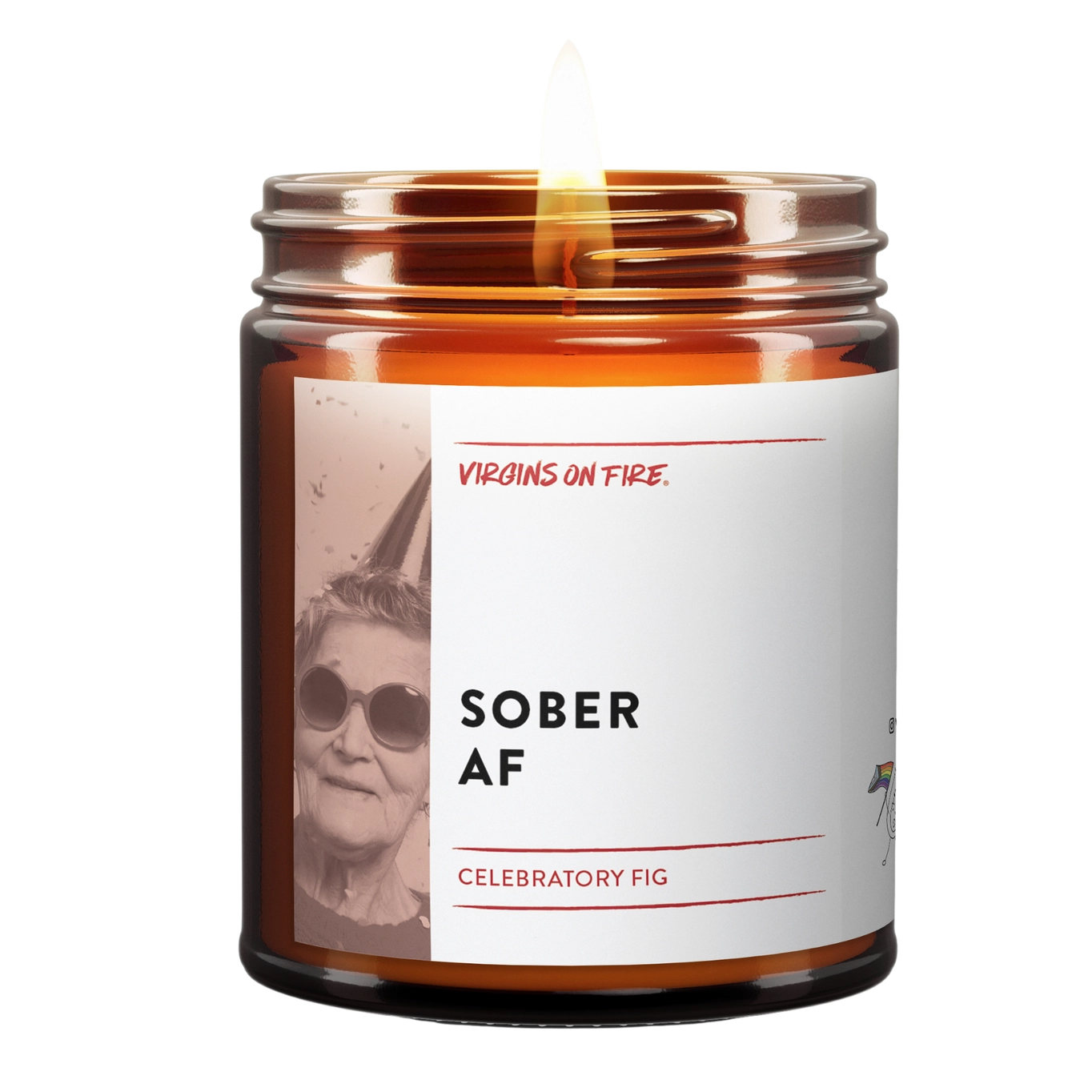 Sober AF Candle