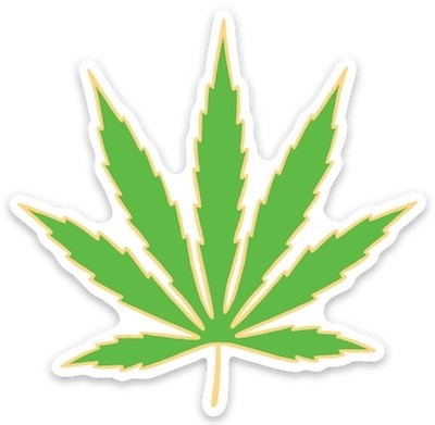 WEED STICKER – Modern Legend, LLC.