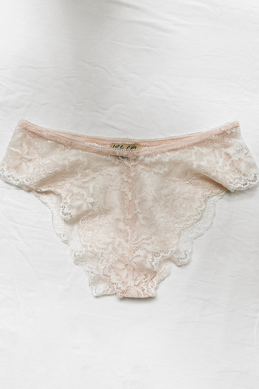 VRG GRL Crave You Lace Undies // Peach – Verge Girl