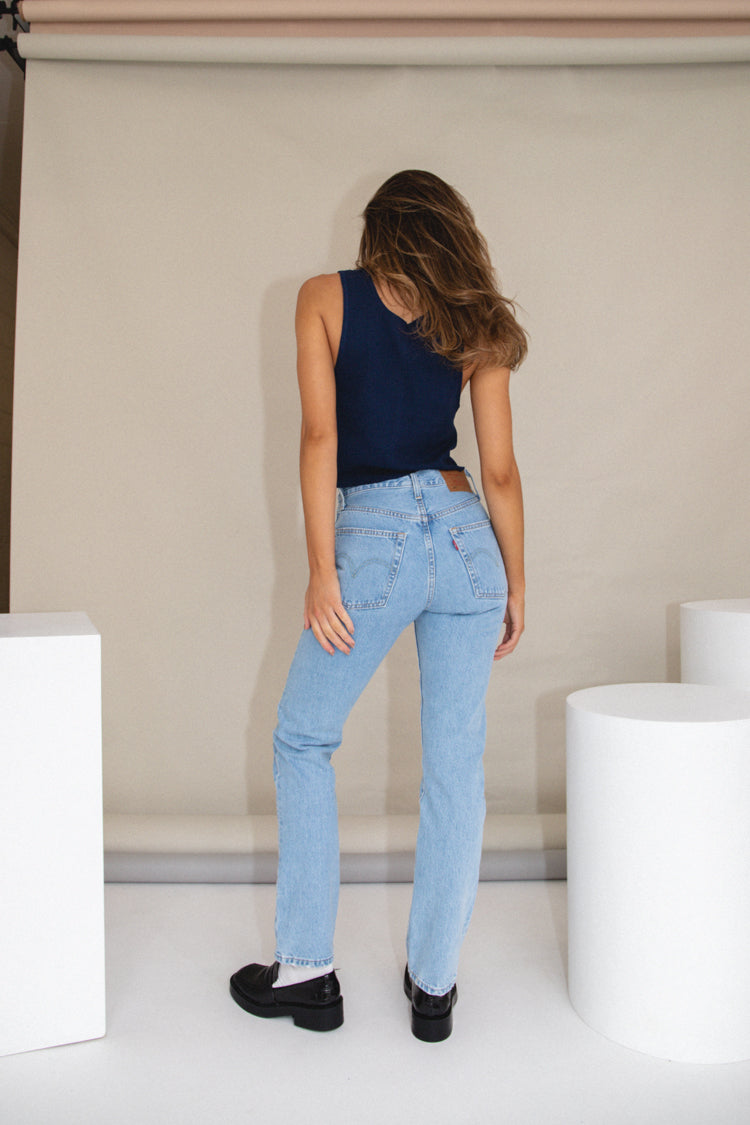 Levi's 501 Original Jeans // Blue – VRG GRL