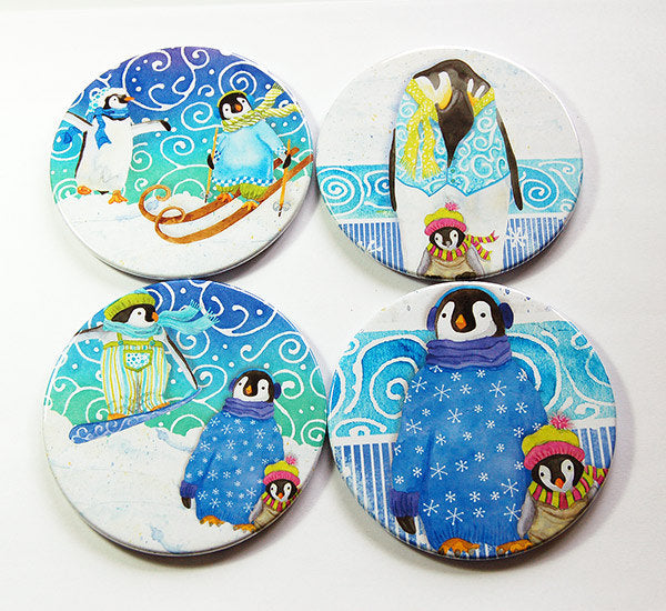 Penguin Coasters – Kelly's Handmade