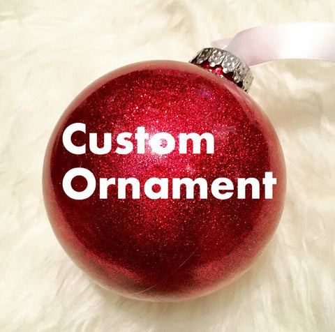 customizable holiday ornaments