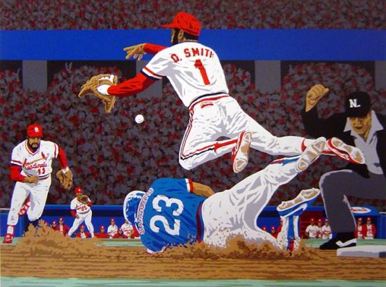 Cardinals: Albert Pujols MVP – Rick Rush / America's Sports Artist