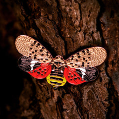 Spotted Lanternfly enamel pin