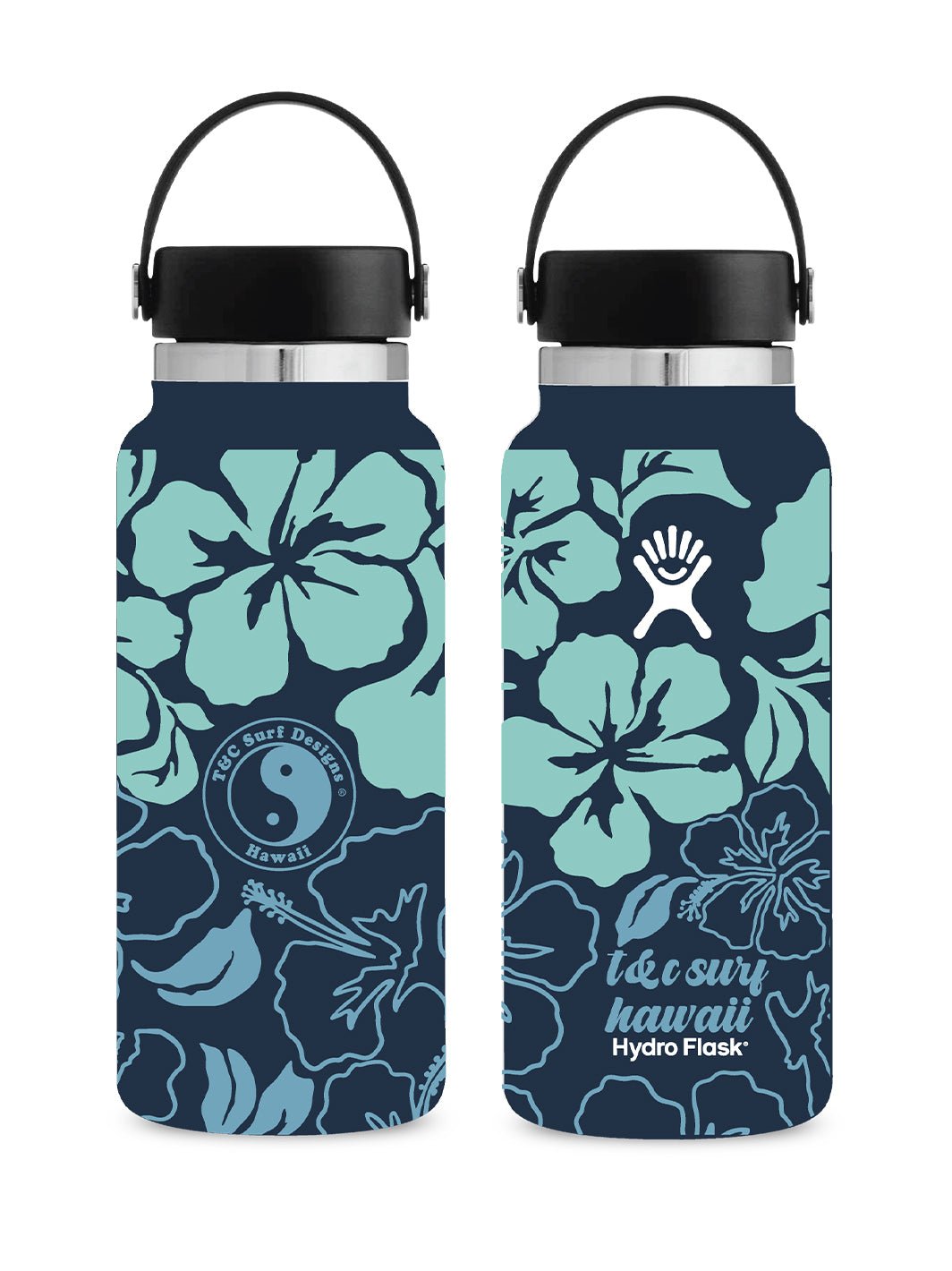 T&C Surf 32 oz Aloha Print Hydro Flask