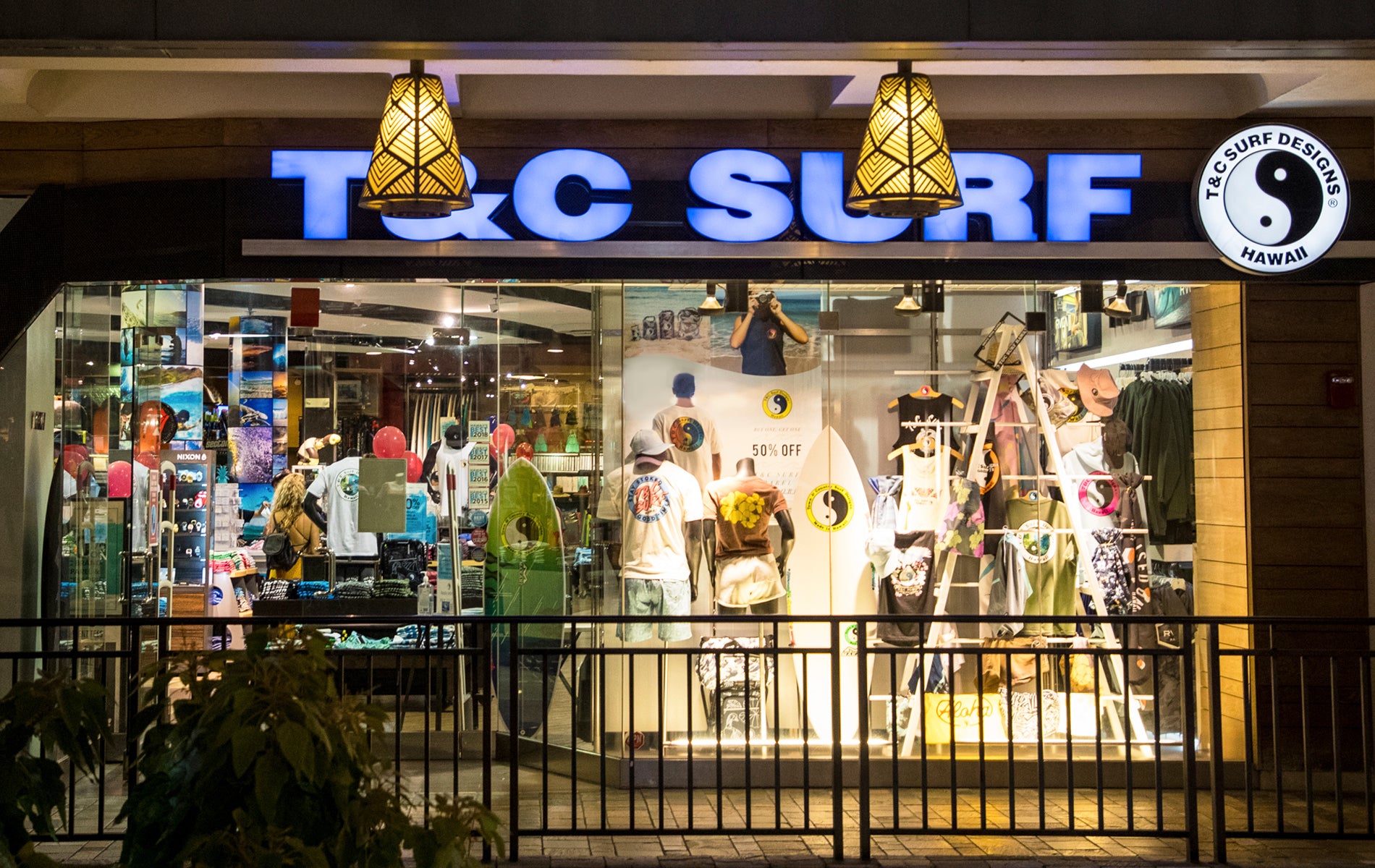 T&C Surf Ala Moana storefront
