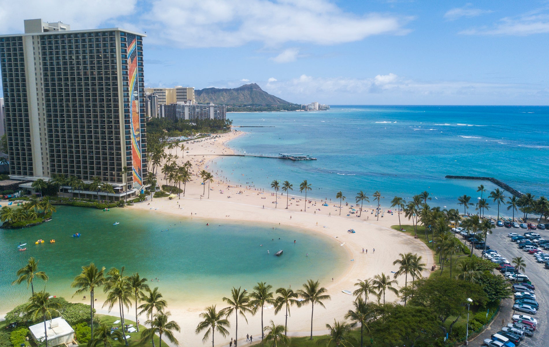 Hilton Hawaiian Village Hotel Aerial view