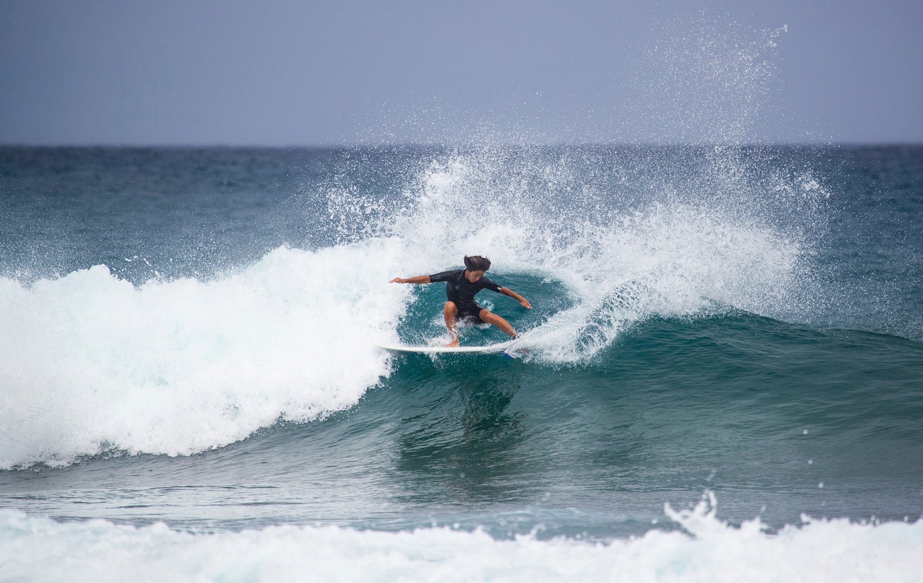 Shortboarder Kenny Nishimoto