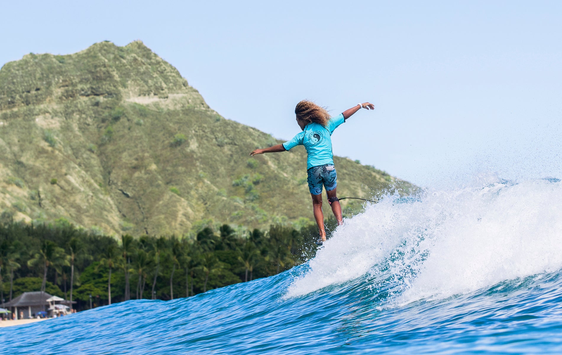 T&C Surf Grom Contest competitor